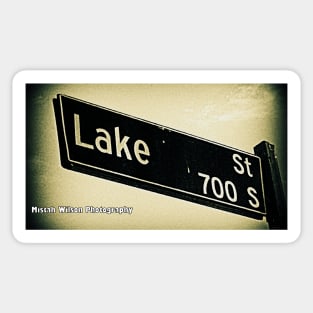 Lake Street, Los Angeles, California by Mistah Wilson Sticker